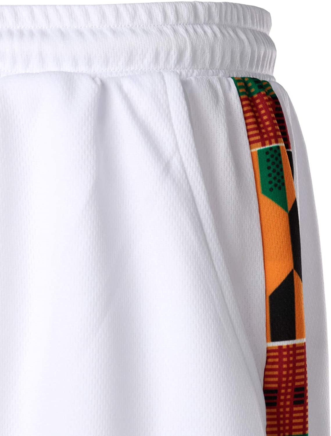 Men's Printed Colorblock T-Shirt and Shorts Set 015