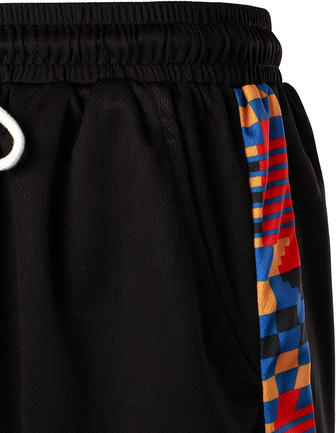 Men's Printed Colorblock T-Shirt and Shorts Set 003
