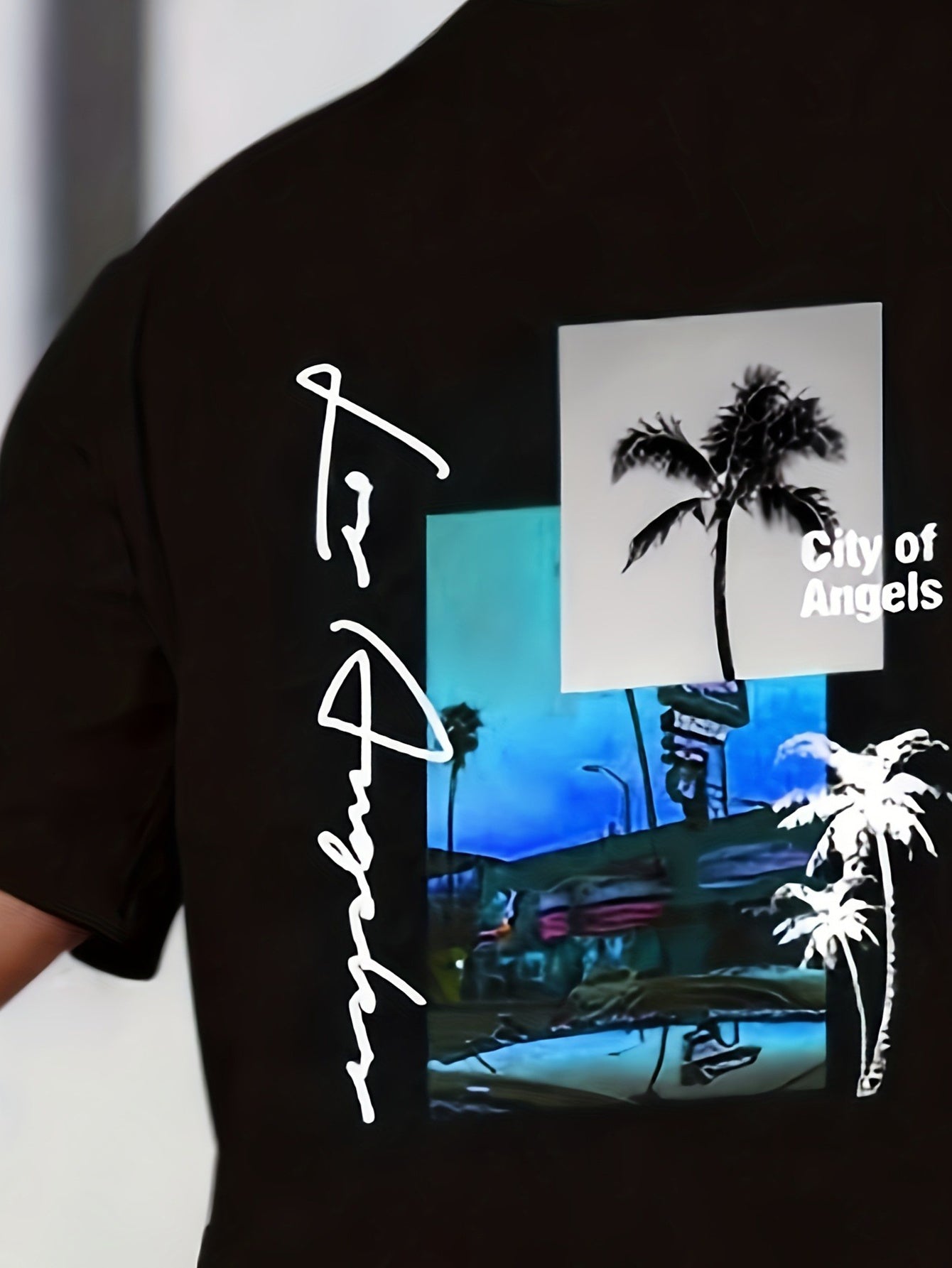 Men's Summer Vacation Round Neck Set 205