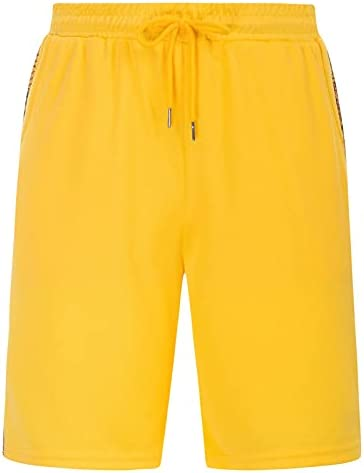 Men's Printed Colorblock T-Shirt and Shorts Set 030