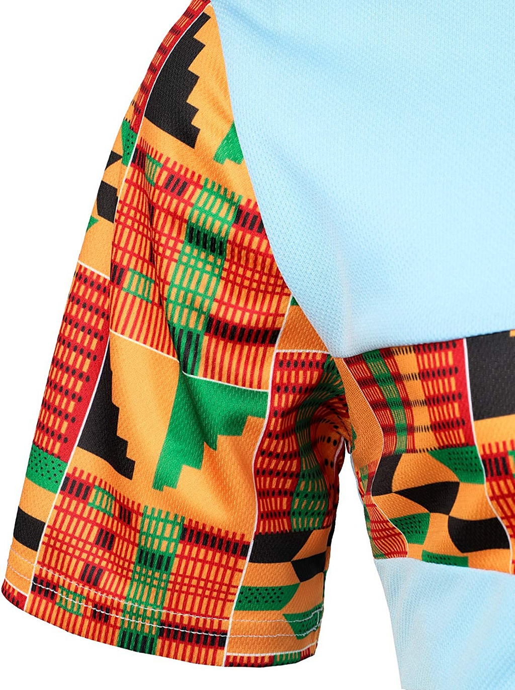 Men's Printed Colorblock T-Shirt and Shorts Set 028