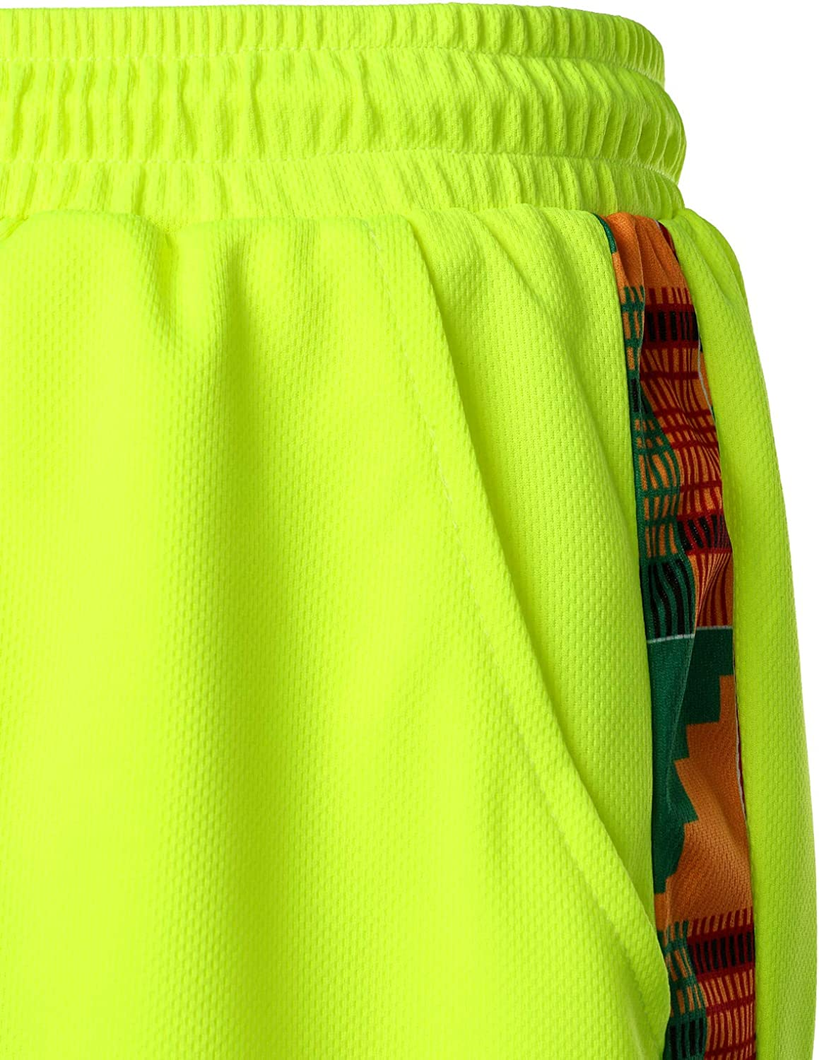 Men's Printed Colorblock T-Shirt and Shorts Set 021