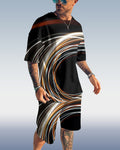 Suitmens Men's Casual Firework Shorts Set 383 401