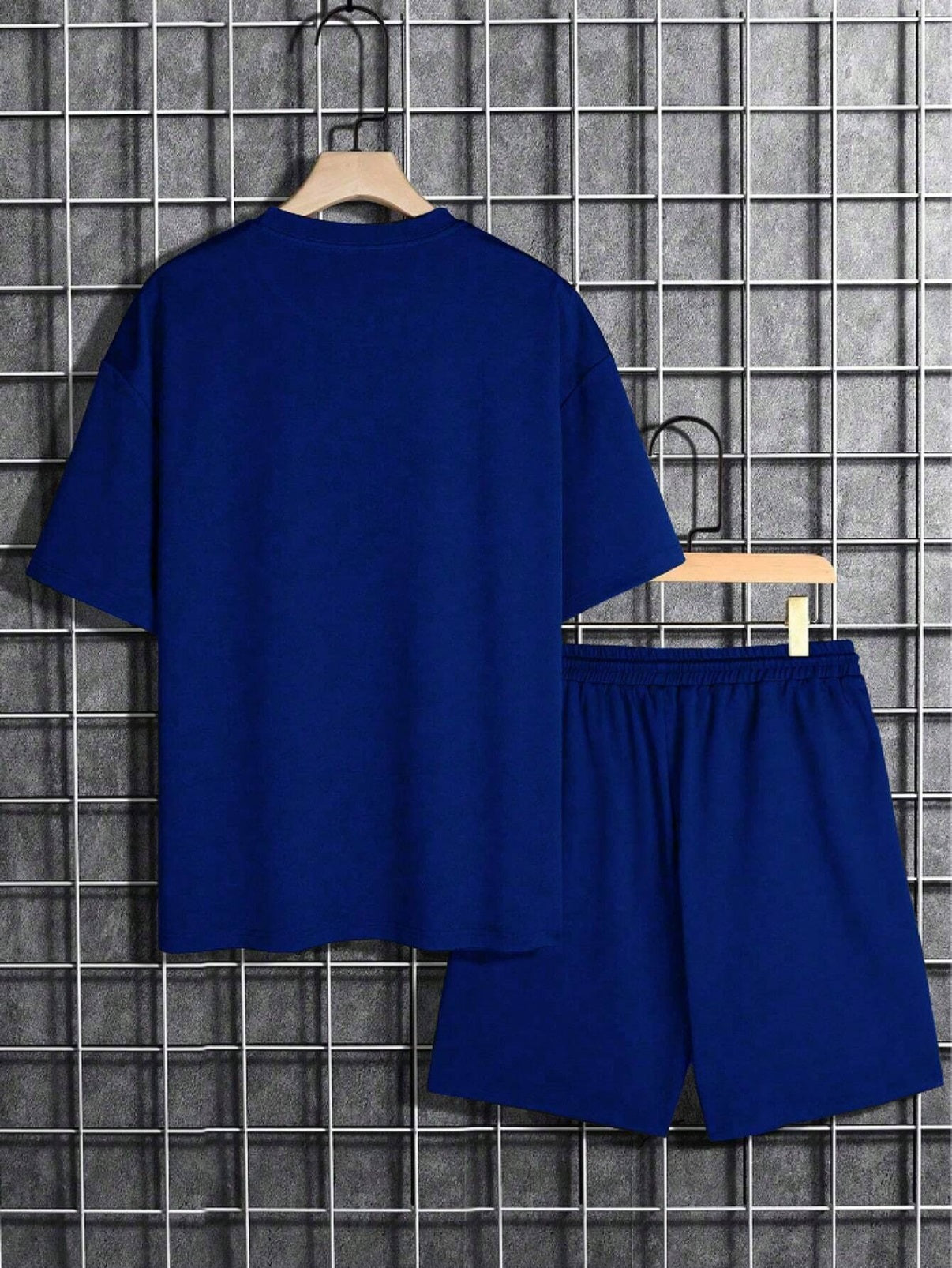Men's Color Matching Casual Shorts Set 409
