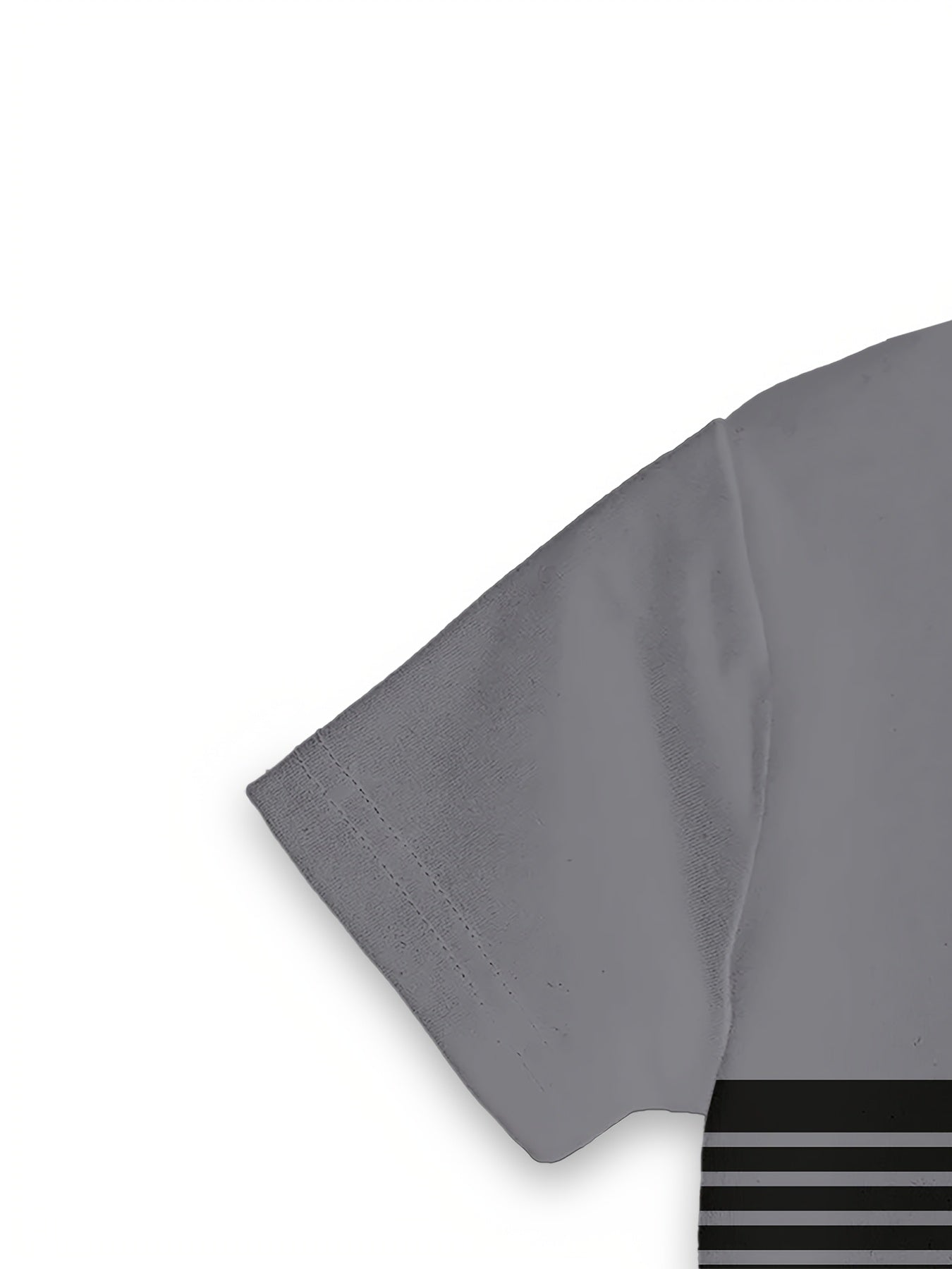 Men's Gradient Summer Round Neck Set 137