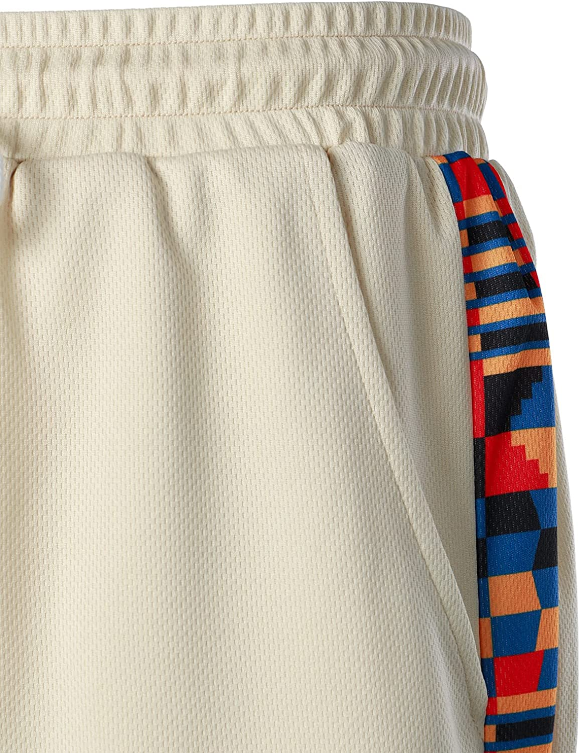 Men's Printed Colorblock T-Shirt and Shorts Set 013