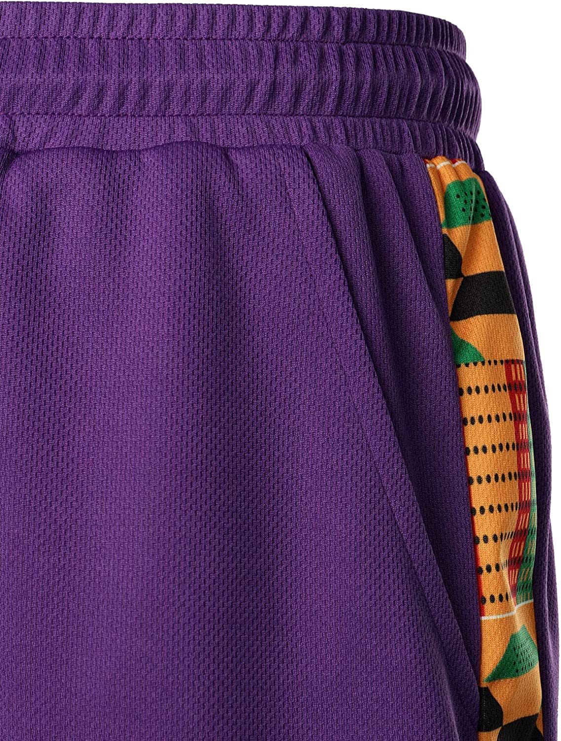 Men's Printed Colorblock T-Shirt and Shorts Set 024