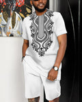 Suitmens Men's Fashion Print Shorts Set 30