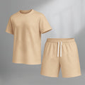 Men's Casual T-Shirt & Shorts Set, Lightweight Relaxed Fit, Comfortable and Stylish Summer Outfit, Perfect for Everyday Wear and Active Lifestyles