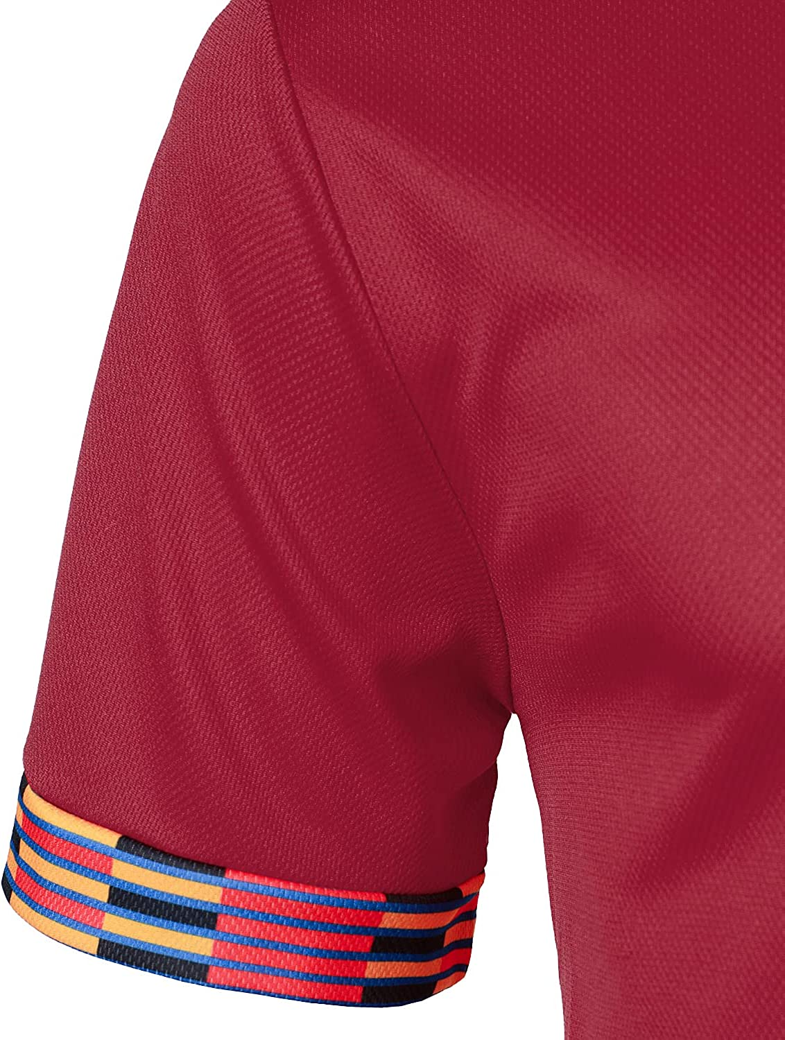 Men's Printed Colorblock T-Shirt and Shorts Set 004
