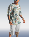 Suitmens Men's Coco Print Shorts Set