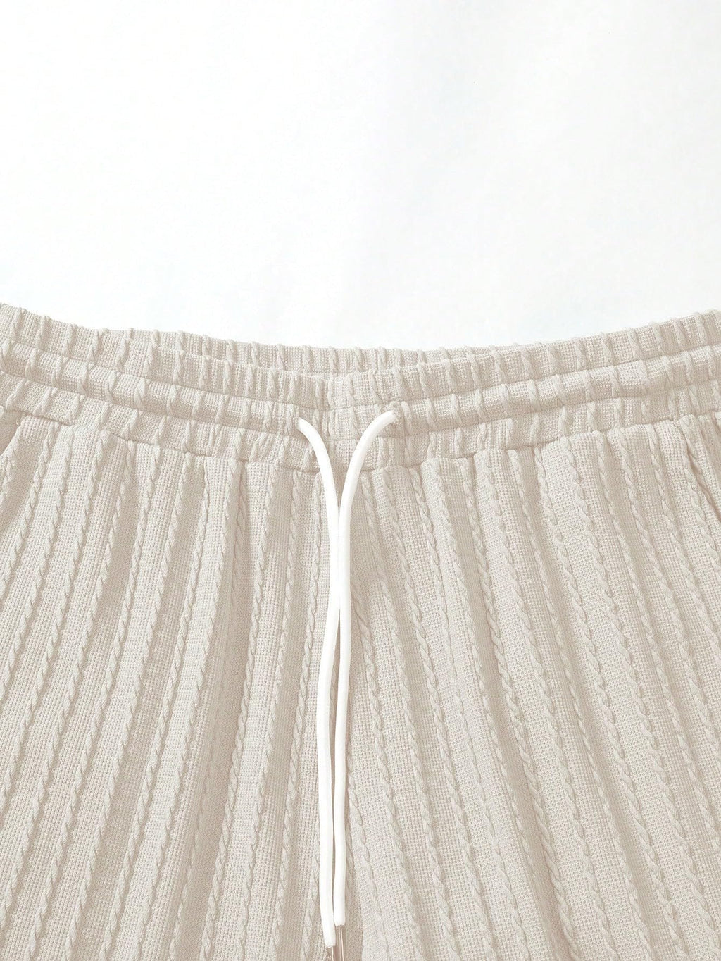 Men's casual gorgeous textured printed shorts set 559