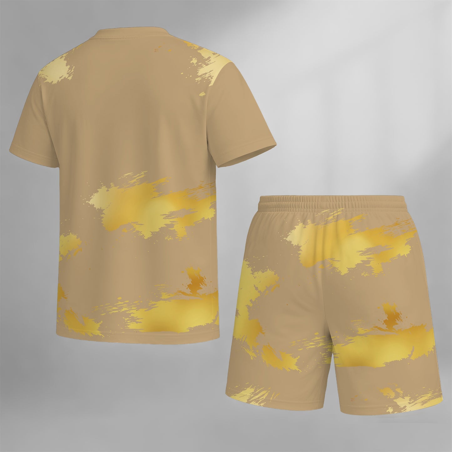 Men’s MILANO Graphic T Shirt and Shorts Set, Italy Inspired 2 Piece Matching Outfit with Short Sleeve Tee and Elastic Waist Drawstring Shorts, Soft Breathable Summer Set for Holiday, Street Style, Travel, and Everyday Wear