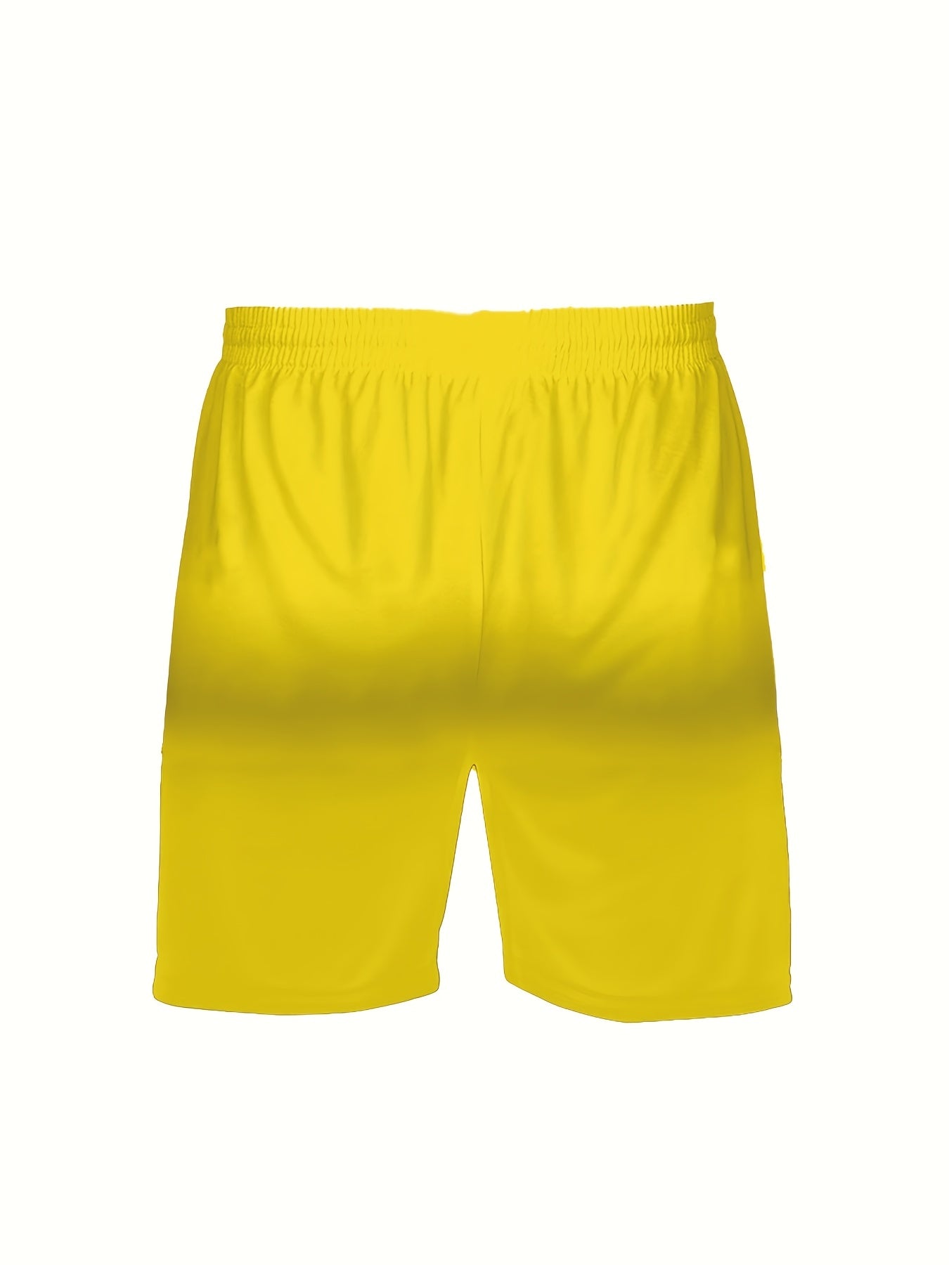 Men's Yellow Summer Round Neck Set 105