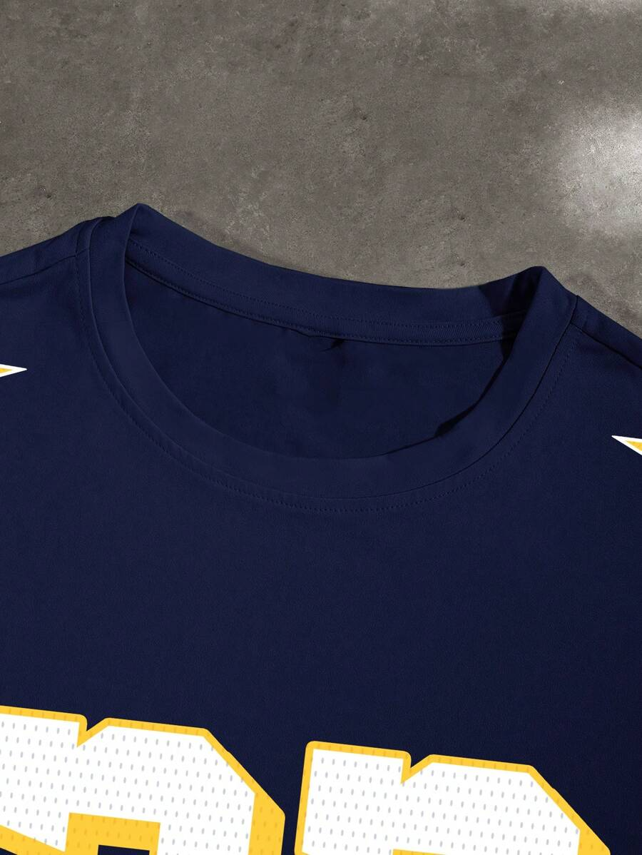 Men's Summer Sports Short Sleeve Set 015