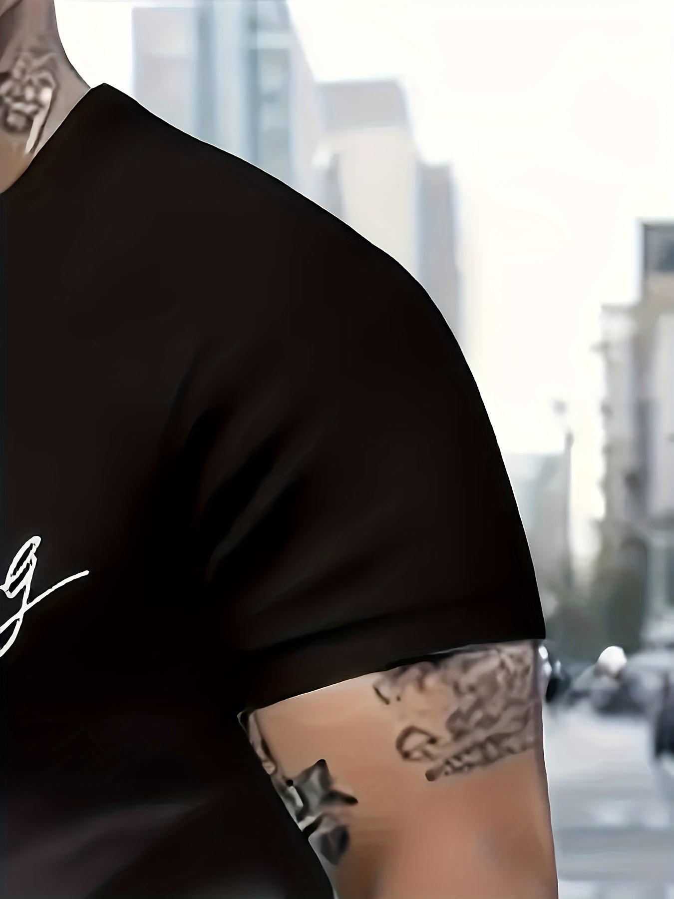Men's Summer Vacation Round Neck Set 208