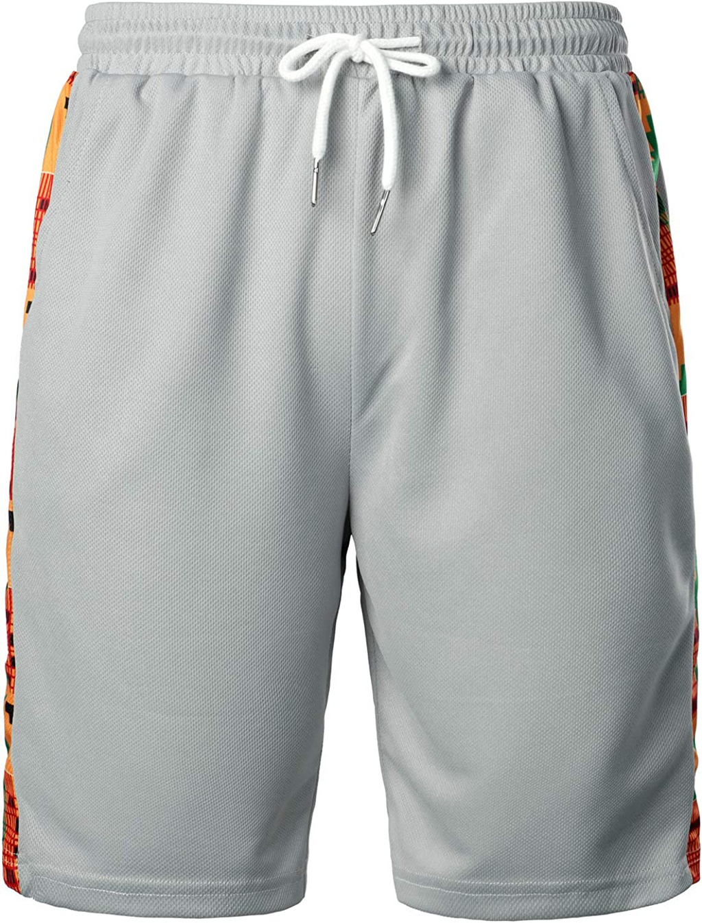 Men's Printed Colorblock T-Shirt and Shorts Set 029