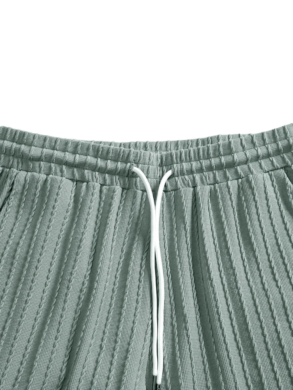 Men's casual gorgeous textured printed shorts set 559