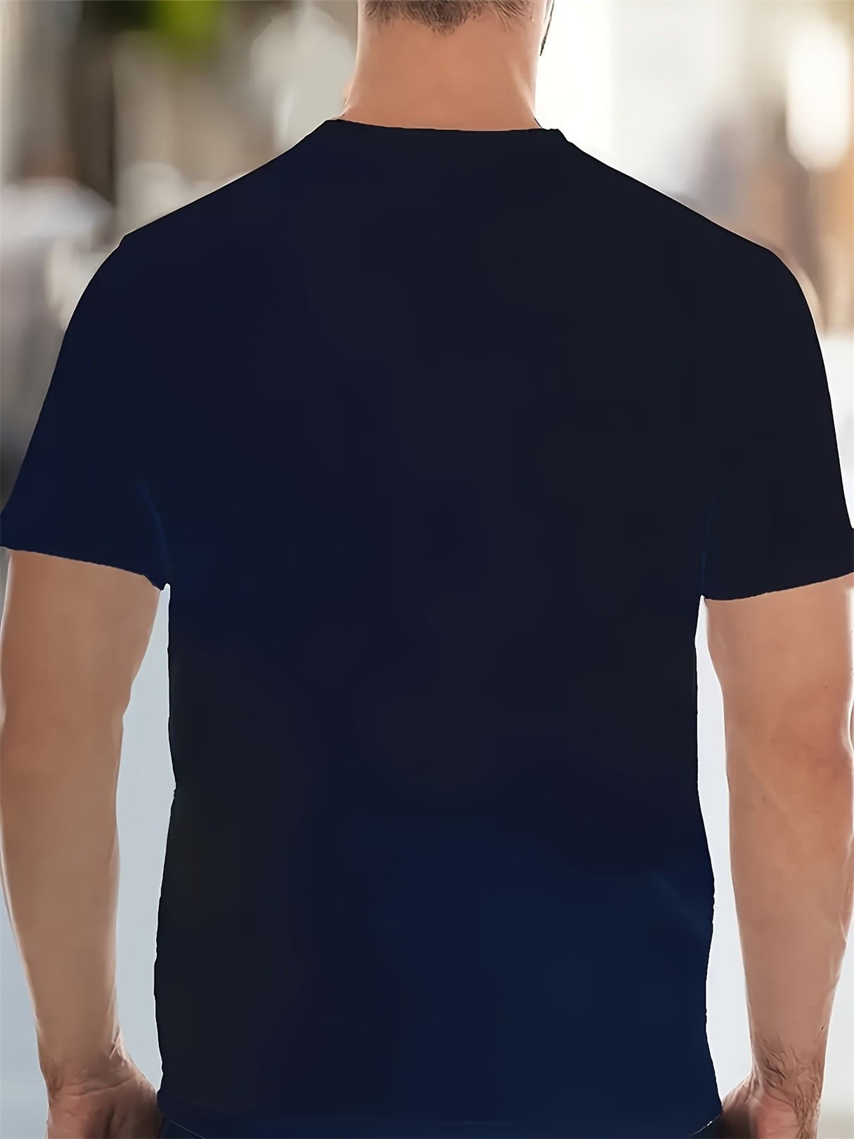 Men's Summer Letter Print Round Neck Set 267