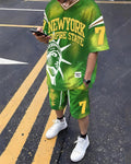 Men's Summer Sports Short Sleeve Set 007