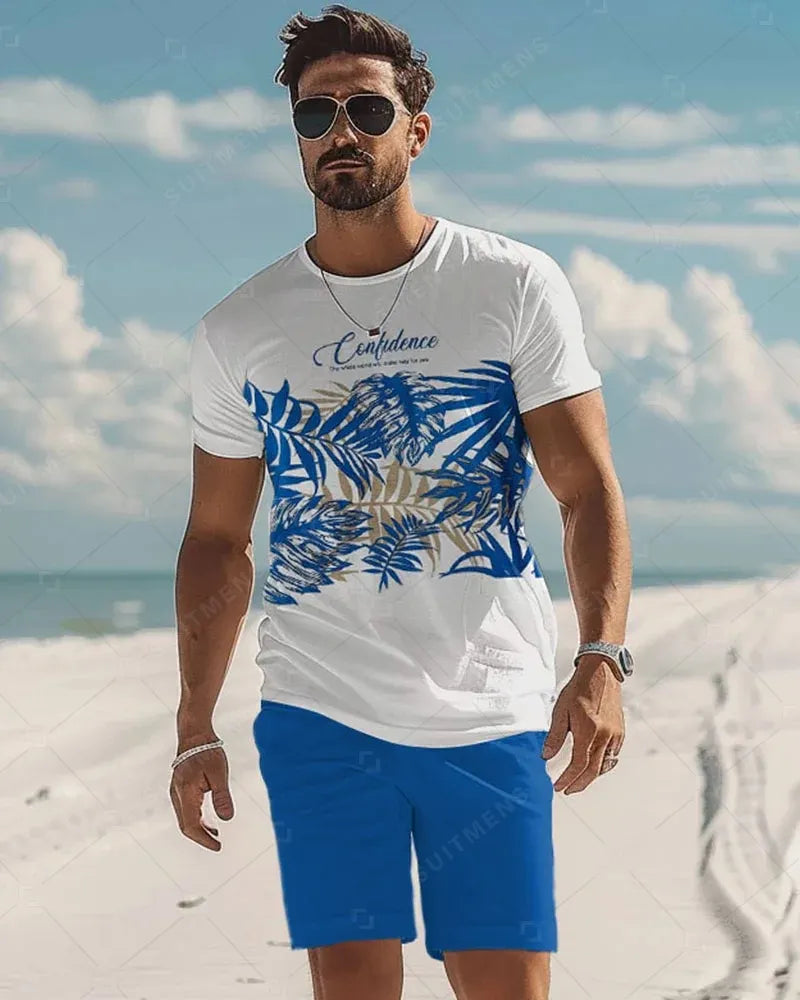 Men's Simple Casual Shorts Set 475