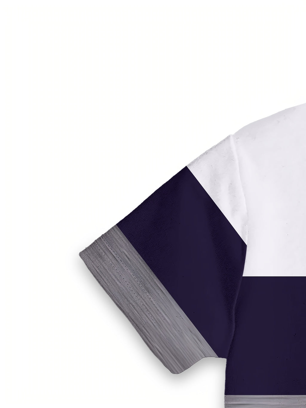 Men's Colorblock Summer Round Neck Set 140