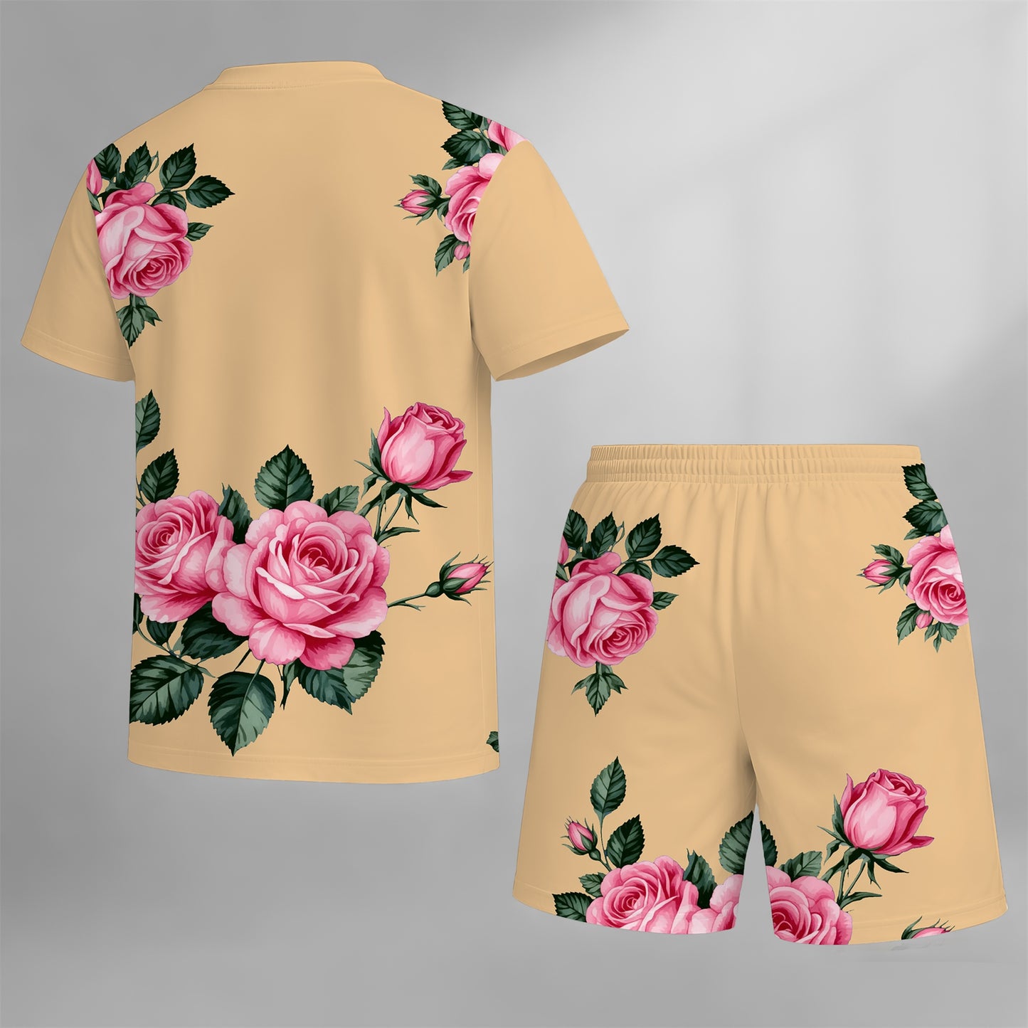 Men’s MILANO Graphic T Shirt and Shorts Set, Italy Inspired 2 Piece Matching Outfit with Short Sleeve Tee and Elastic Waist Drawstring Shorts, Soft Breathable Summer Set for Holiday, Street Style, Travel, and Everyday Wear