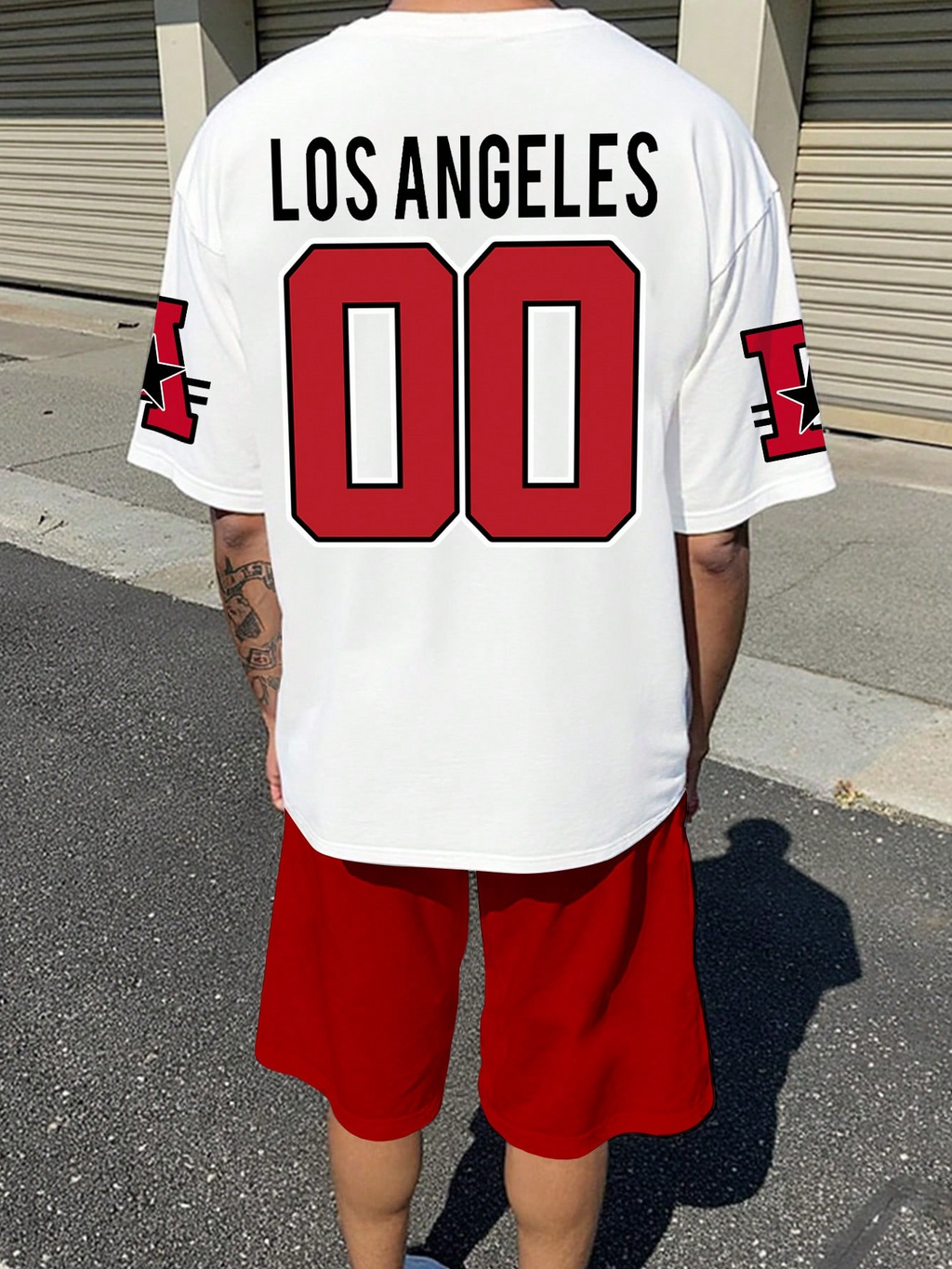 Men's Summer Sports Short Sleeve Set 014