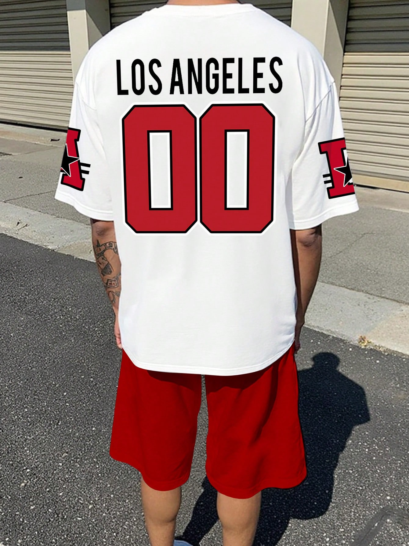 Men's Summer Sports Short Sleeve Set 014
