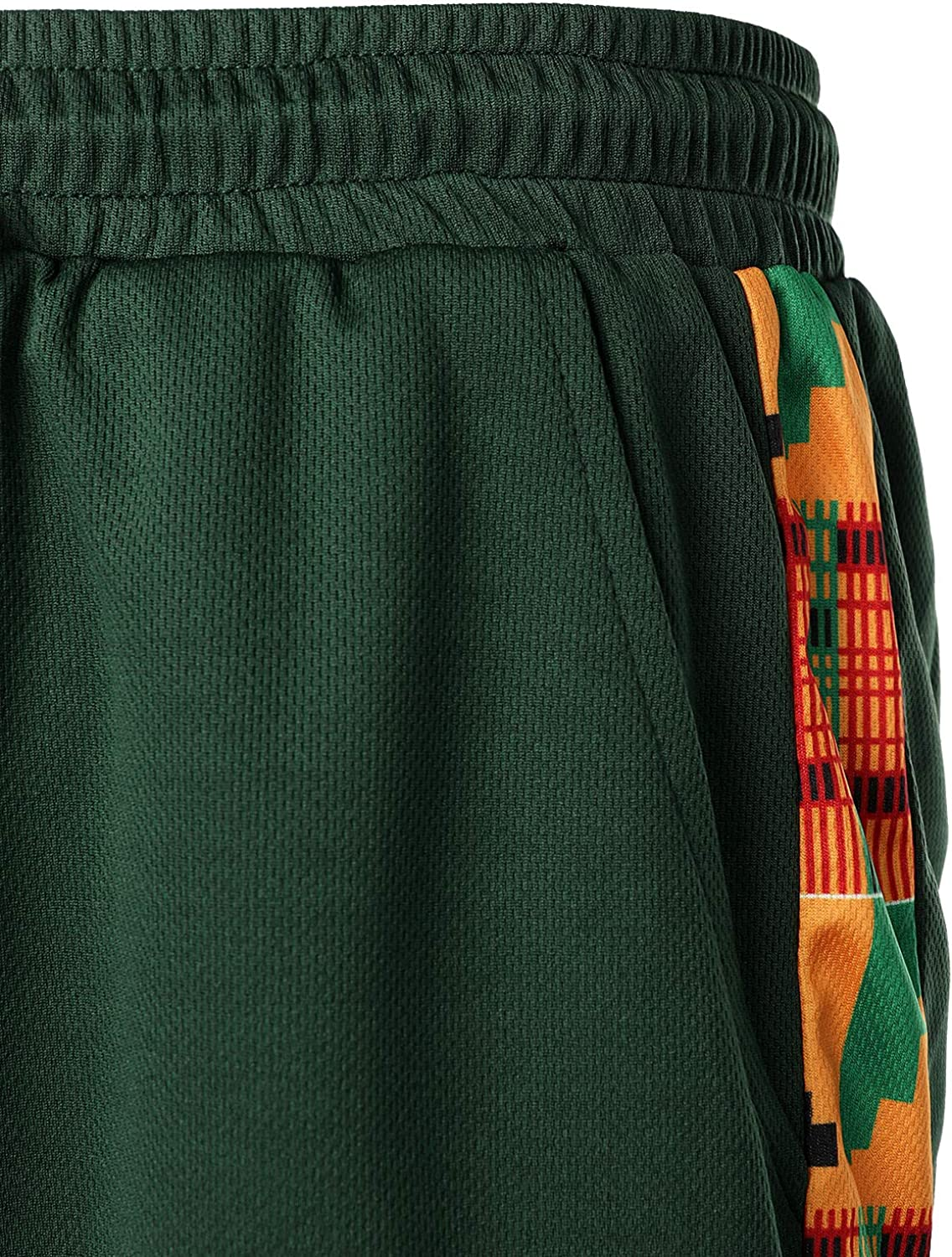Men's Printed Colorblock T-Shirt and Shorts Set 016
