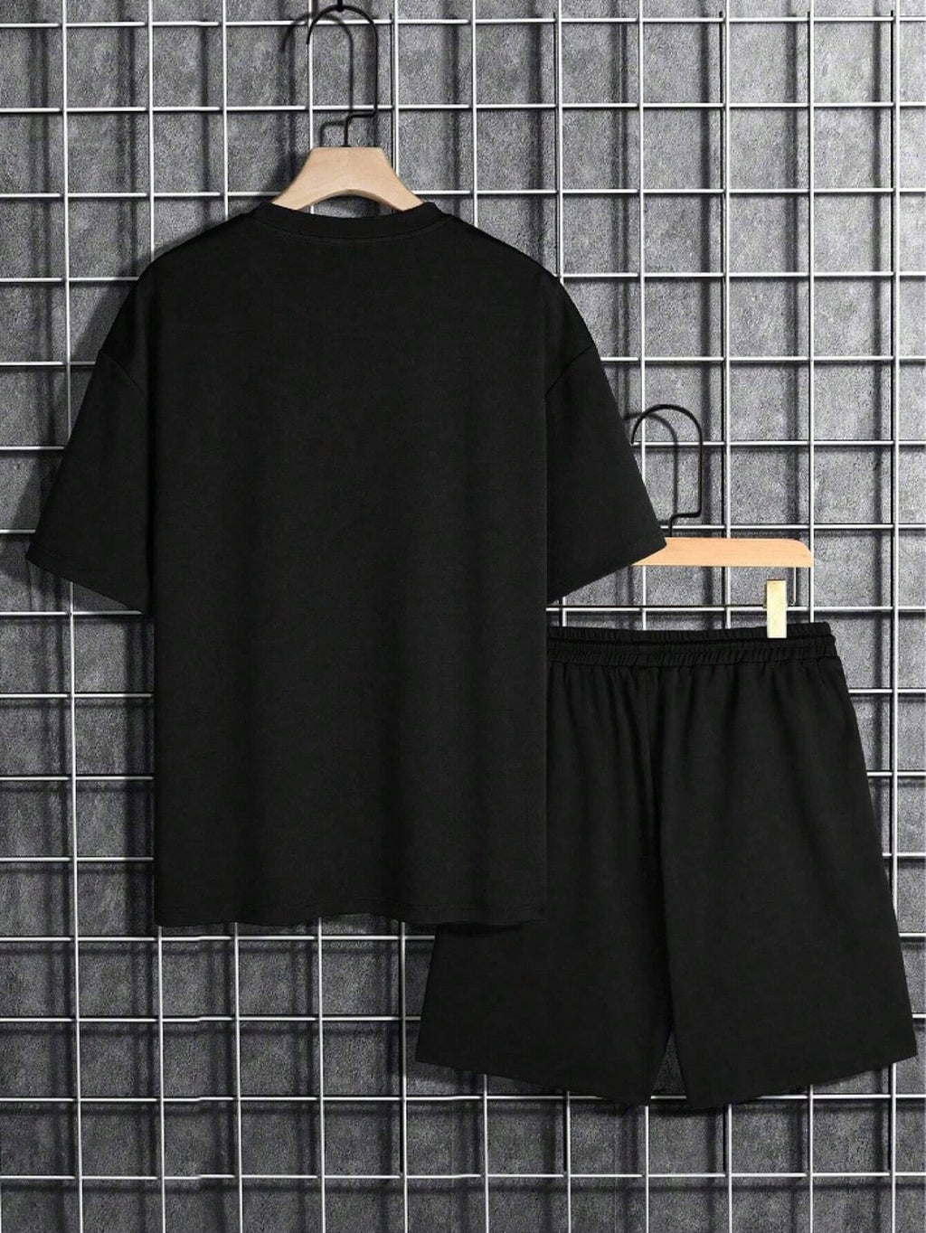 Men's Color Matching Casual Shorts Set 409