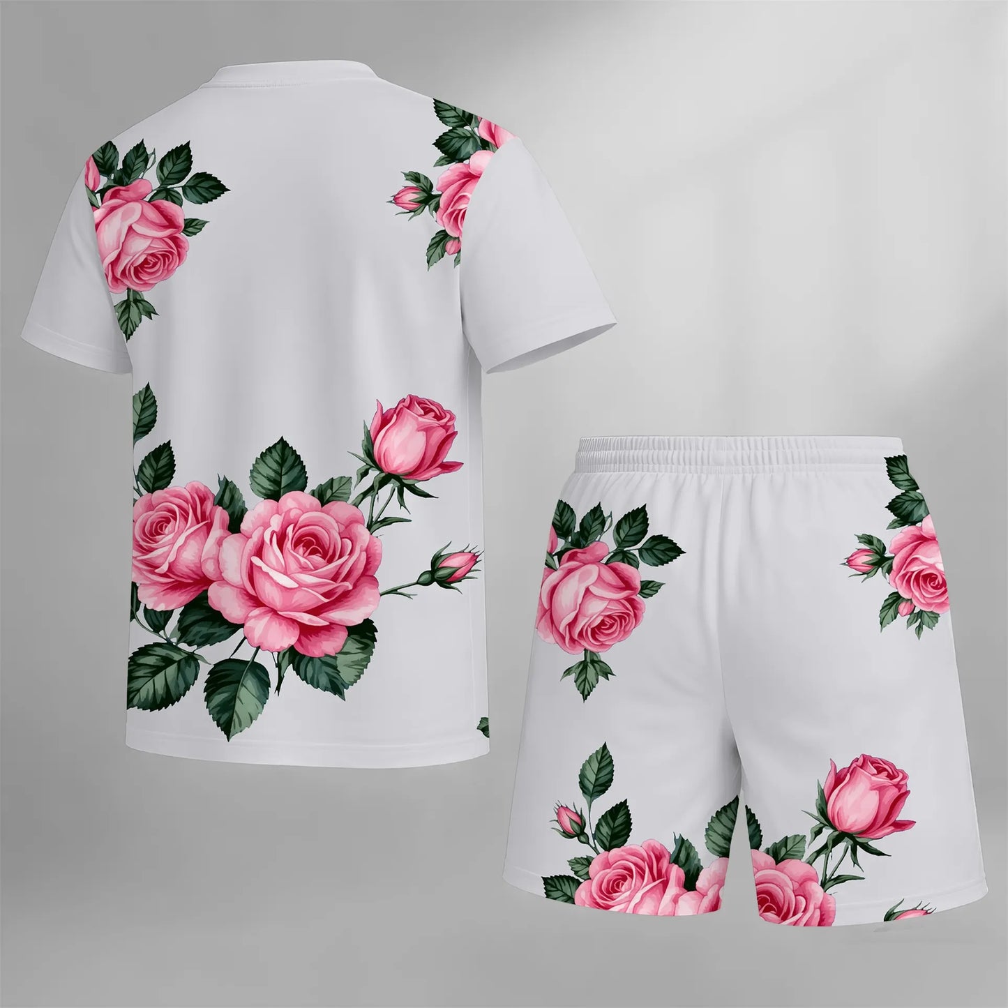 Men’s MILANO Graphic T Shirt and Shorts Set, Italy Inspired 2 Piece Matching Outfit with Short Sleeve Tee and Elastic Waist Drawstring Shorts, Soft Breathable Summer Set for Holiday, Street Style, Travel, and Everyday Wear