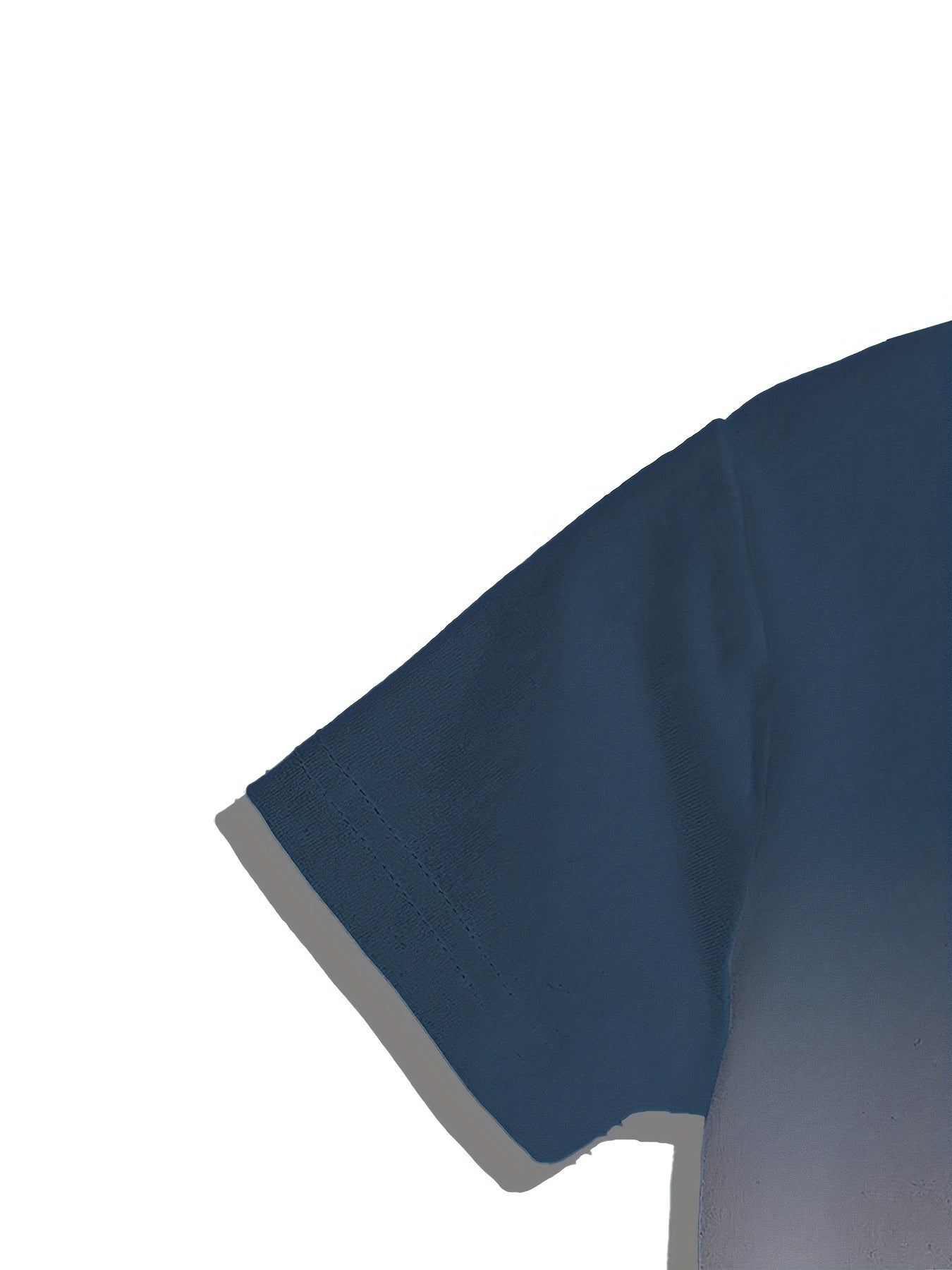 Men's Summer Gradient Print Round Neck Set 933