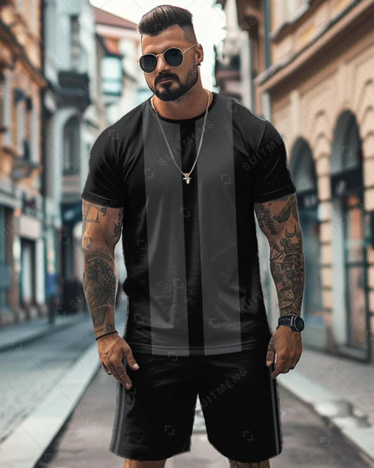 Men's Simple Casual Shorts Set 480