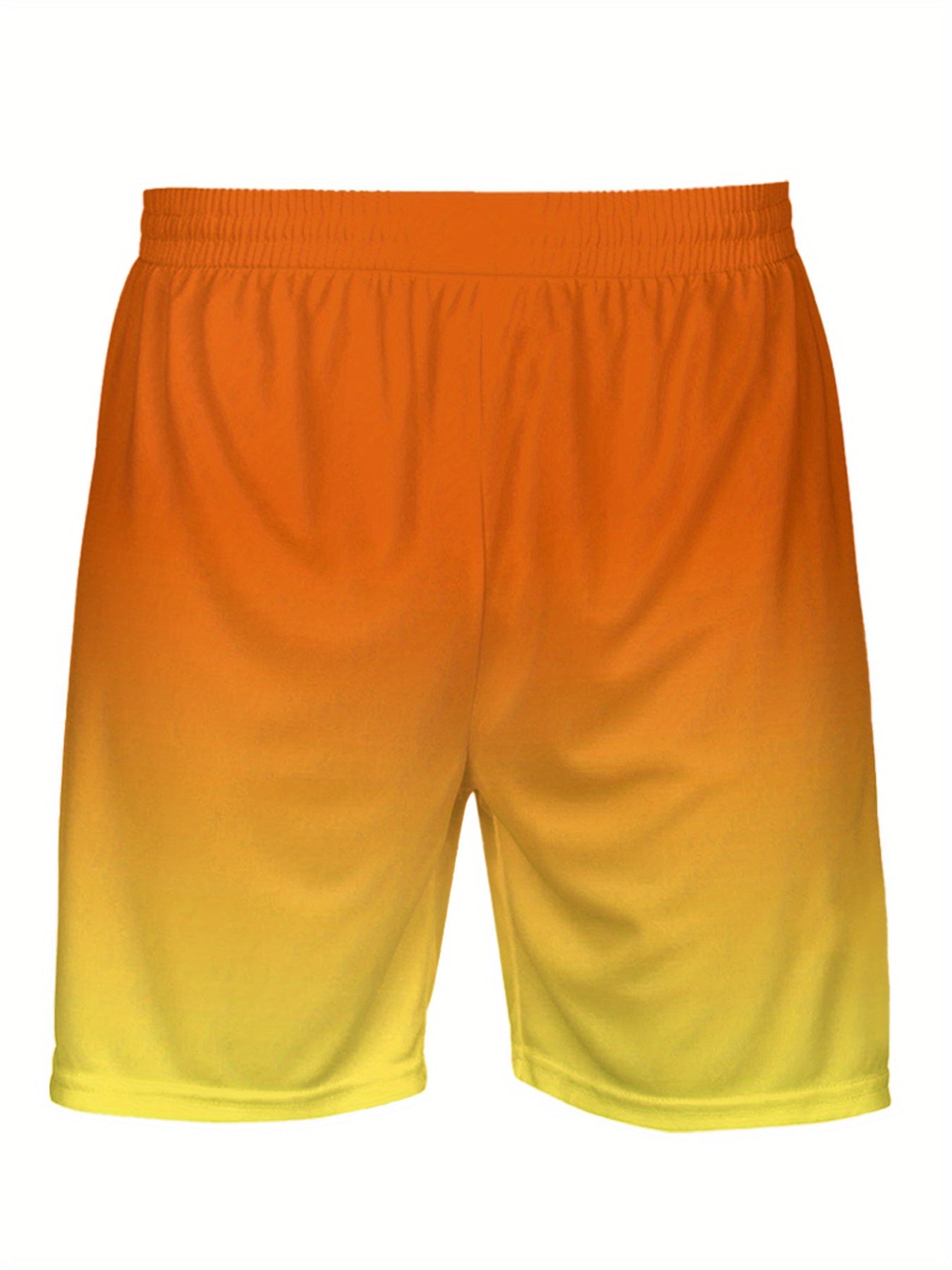Men's Gradient Summer Round Neck Set 138