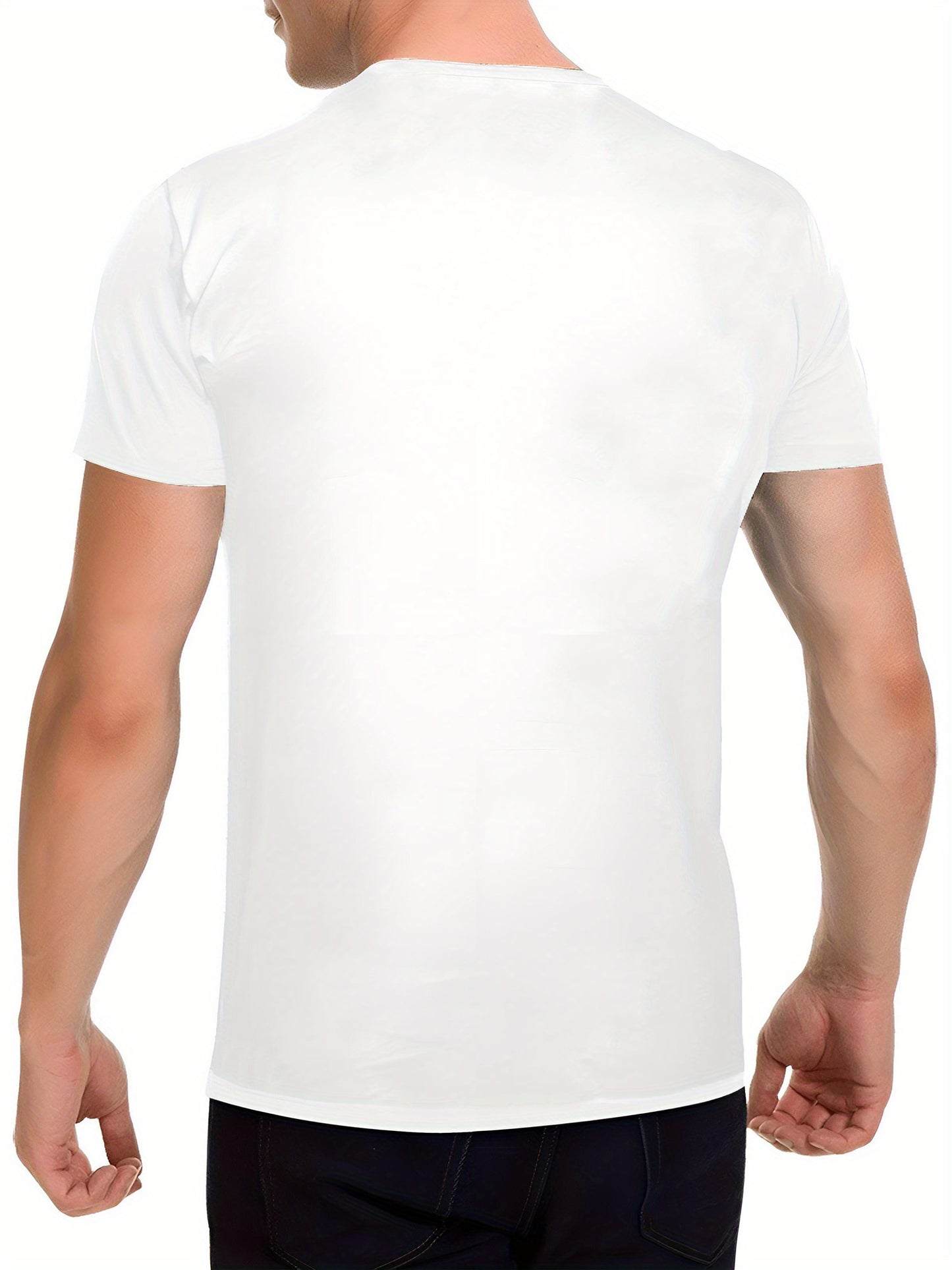 Men's Summer Vacation Round Neck Set 204