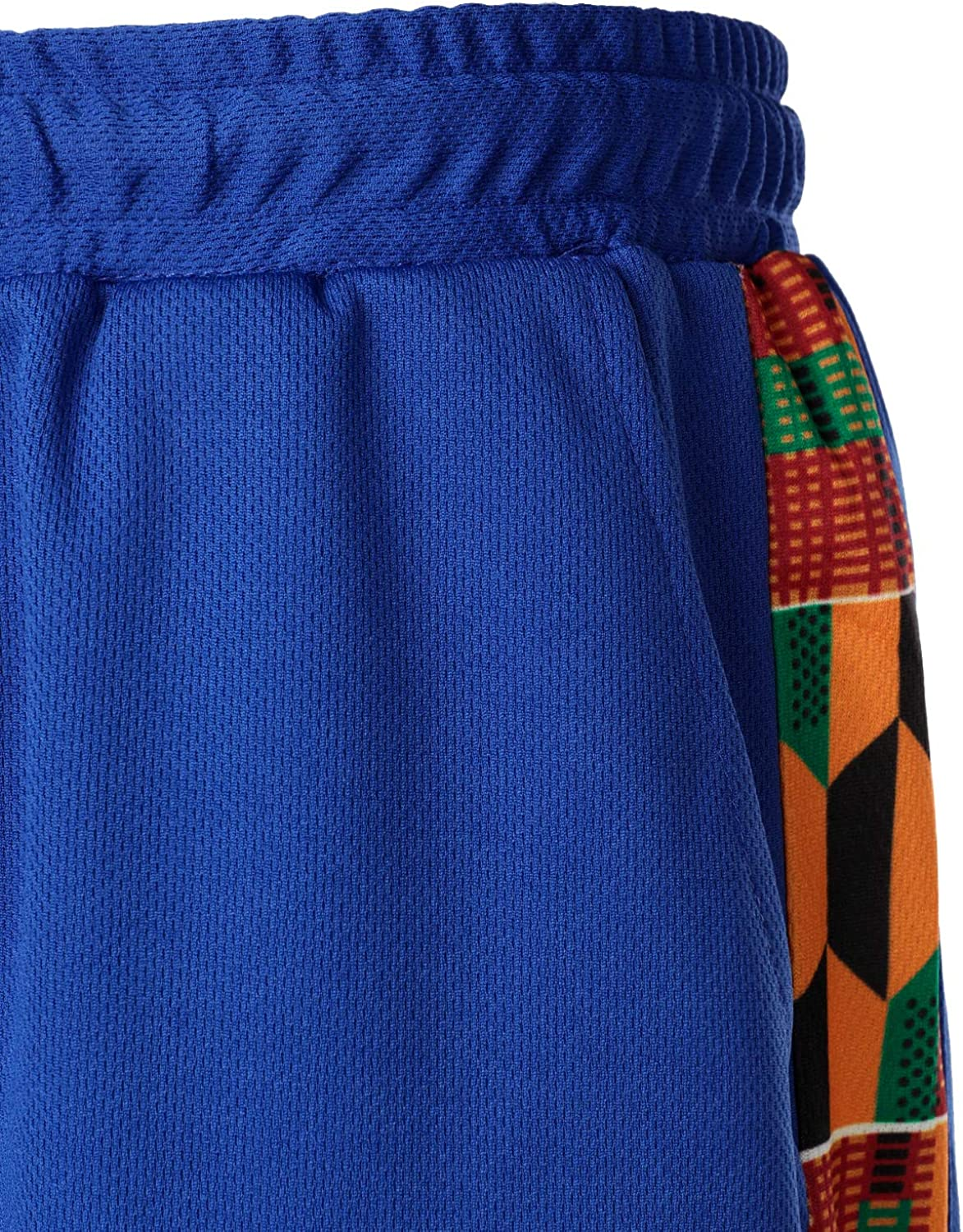 Men's Printed Colorblock T-Shirt and Shorts Set 027