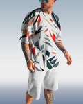Suitmens Men's Holiday Print Shorts Set 001