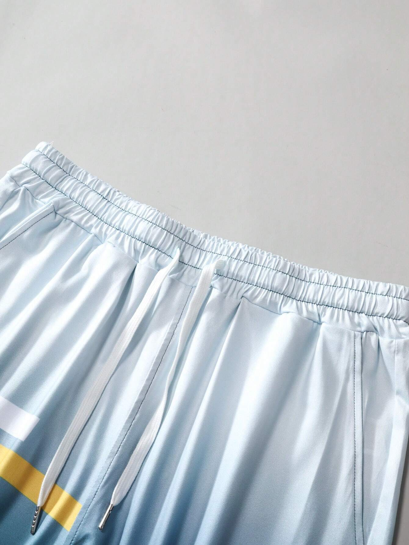 Men's Color Matching Casual Shorts Set 424
