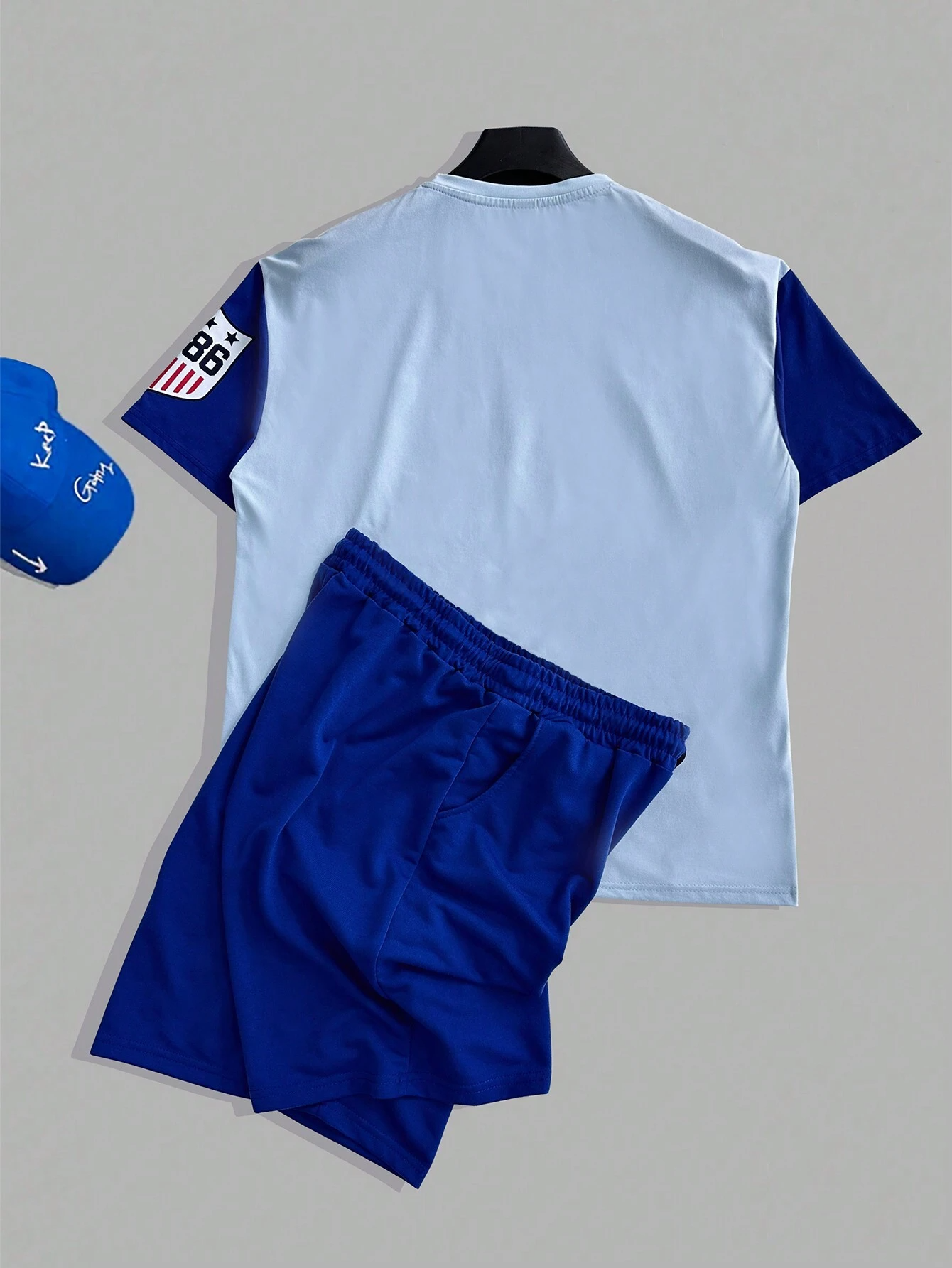 Men's Summer Sports Short Sleeve Set 012