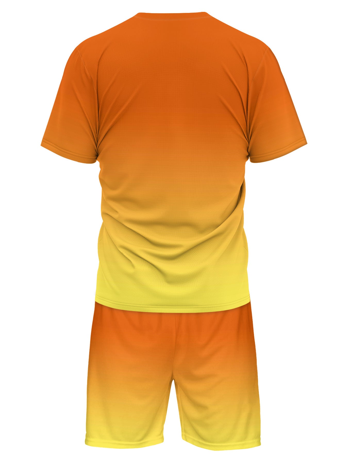 Men's Gradient Summer Round Neck Set 138