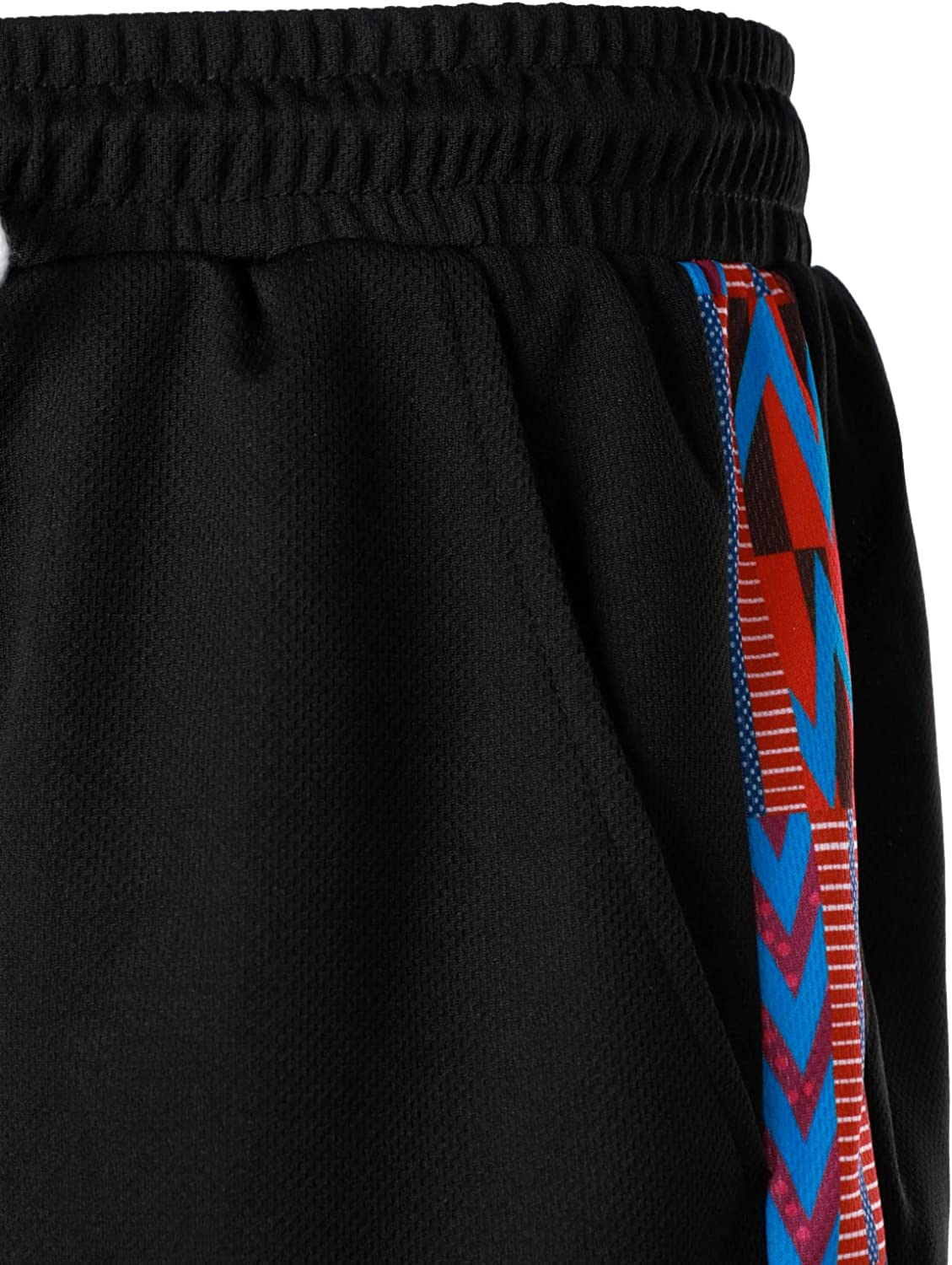 Men's Printed Colorblock T-Shirt and Shorts Set 019