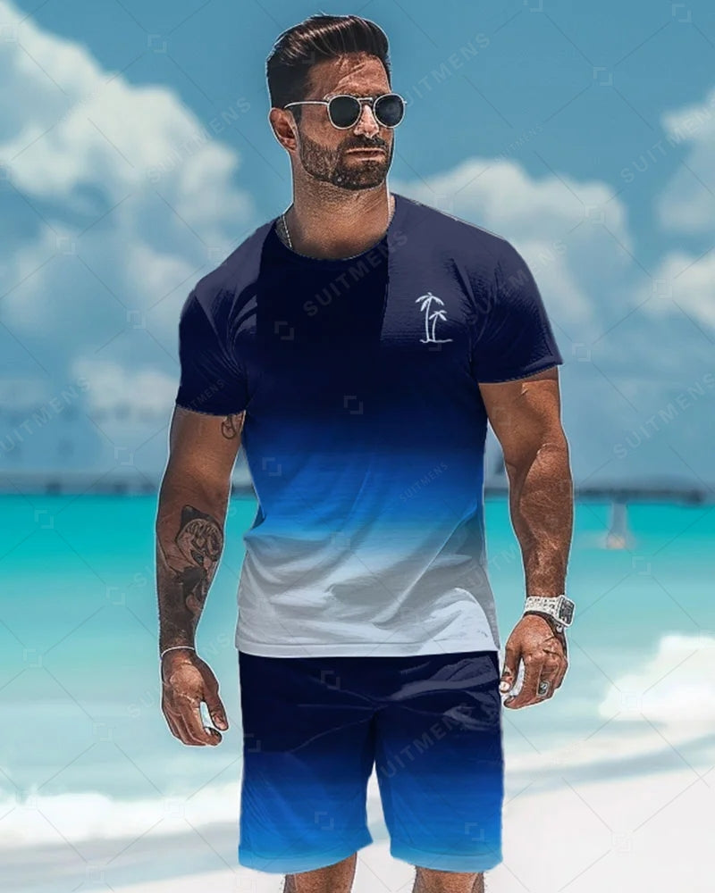 Men's Simple Casual Shorts Set 475