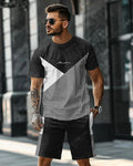Men's Simple Casual Shorts Set 451