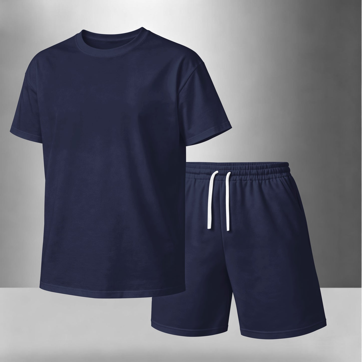 Men's Casual T-Shirt & Shorts Set, Lightweight Relaxed Fit, Comfortable and Stylish Summer Outfit, Perfect for Everyday Wear and Active Lifestyles