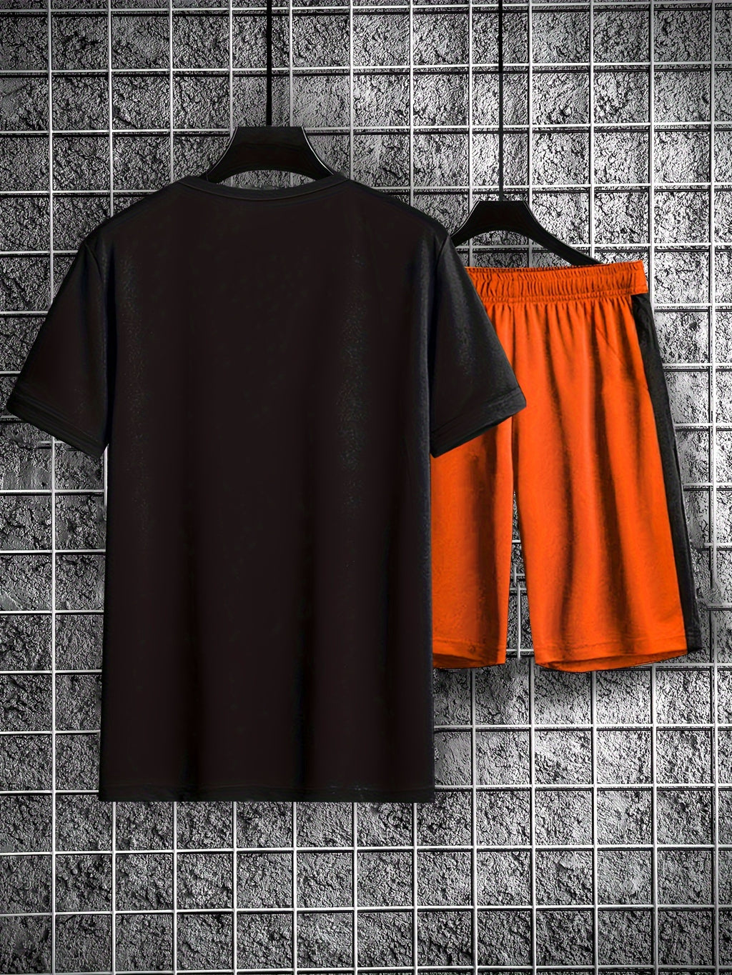 Men's Summer Vacation Round Neck Set 216