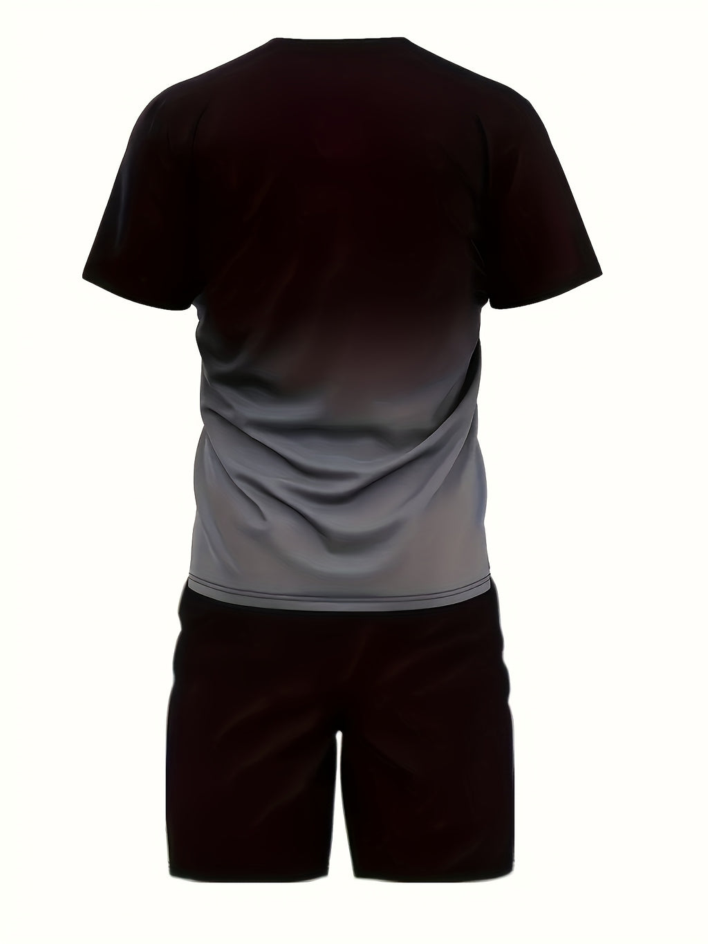 Men's Summer Vacation Round Neck Set 208