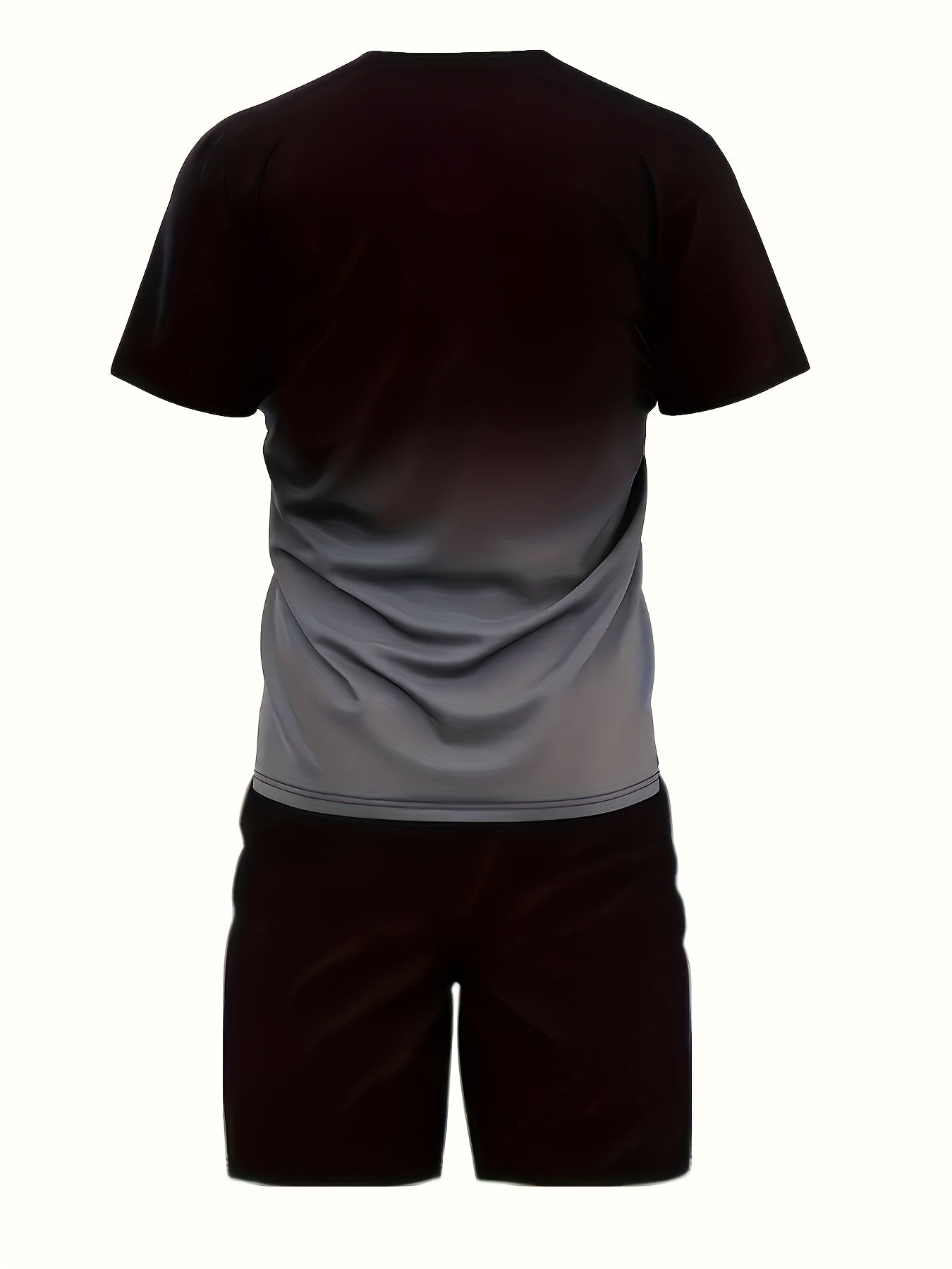Men's Summer Vacation Round Neck Set 208