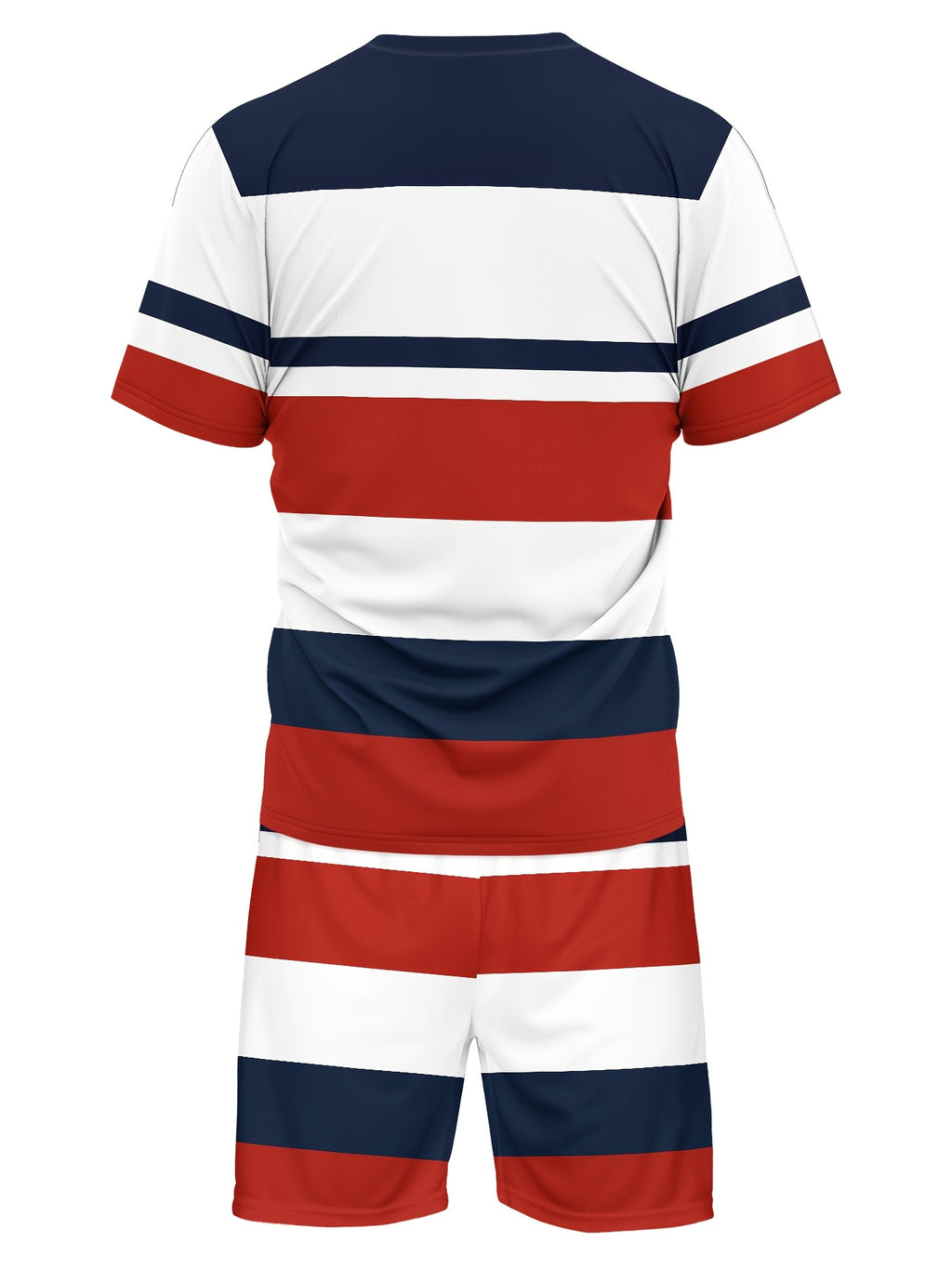 Men's Gradient Summer Round Neck Set 135