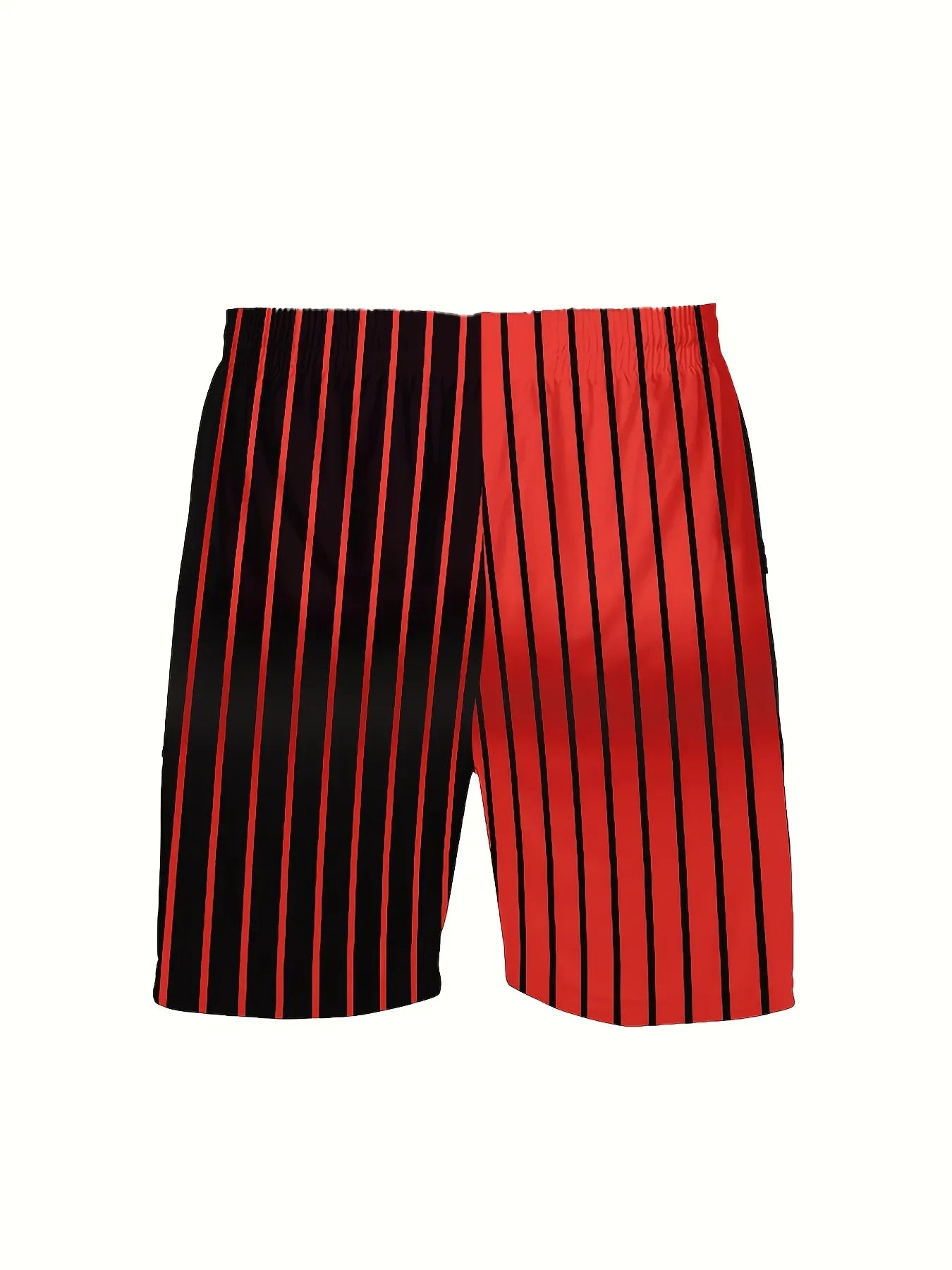 Men's Colorblock Summer Round Neck Set 118